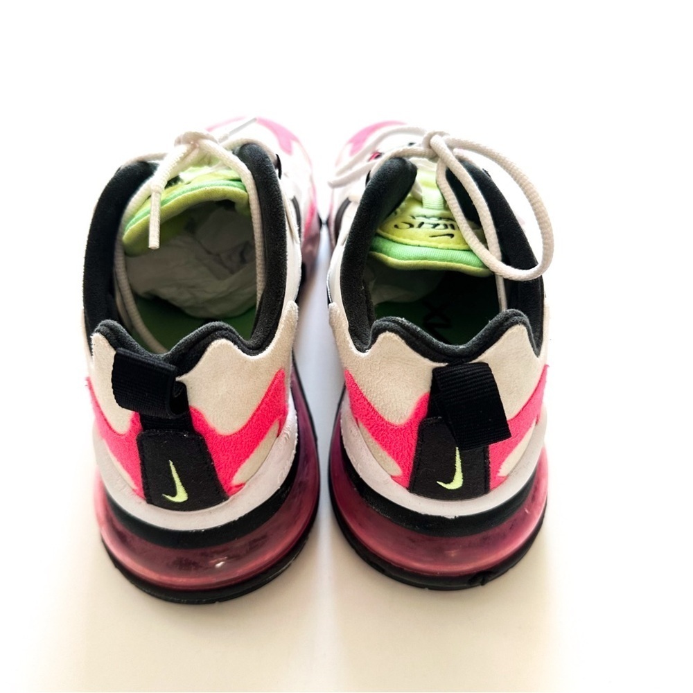 Neon Pink & Green Nike Air70 React Sneakers 7.5 - Picture 10 of 12